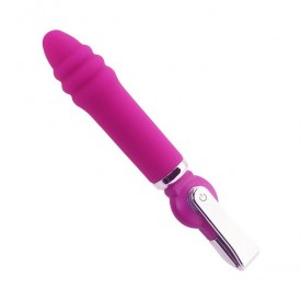 Розовый вибратор ALICE 20-Function Desire Vibe - 16 см.